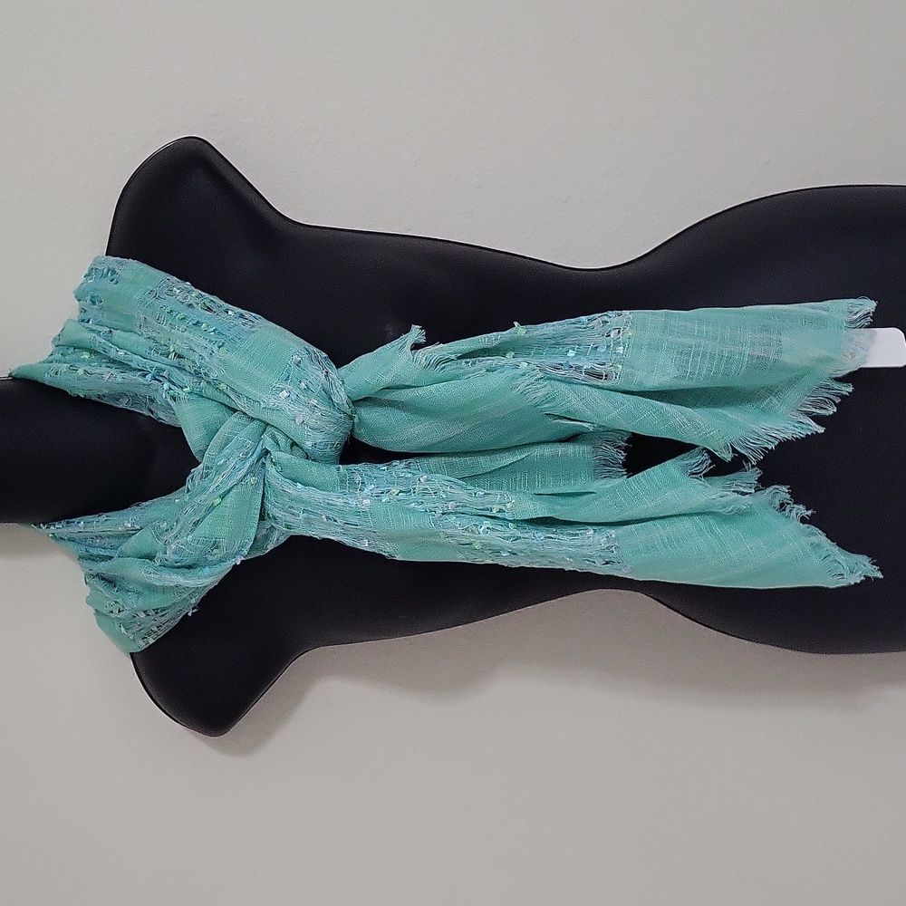 Charming Charlie Open Weave Cotton Blend Scarf
